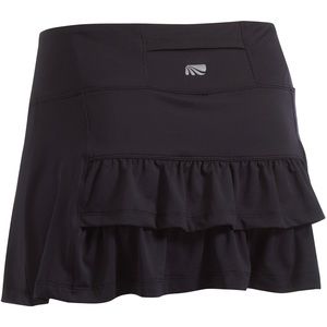 Ruffle White Skort